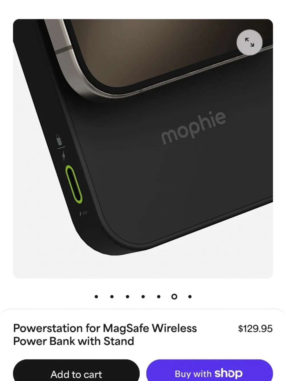 Mophie Powerstation for MagSafe Wireless Power Bank with Stand
